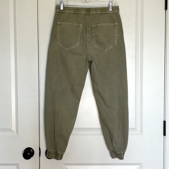 Zara Mercer Jogger Jeans Olive Green M - Picture 7 of 11